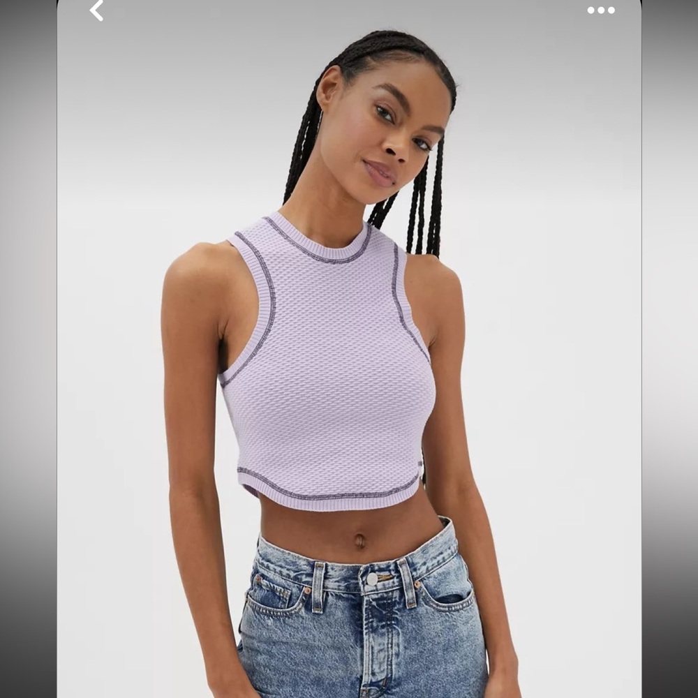 BDG Tammy Cut In Cropped Tank Top